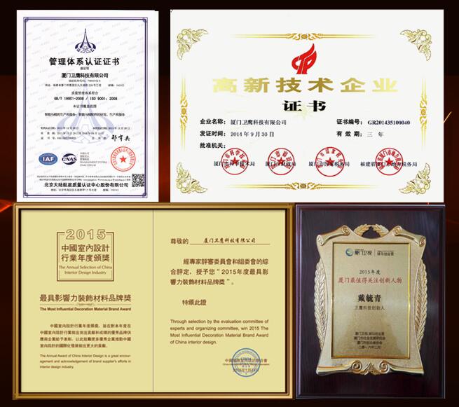 卫鹰资质荣誉